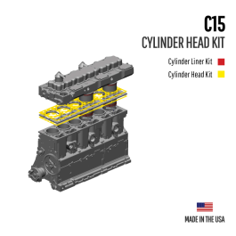 6 5P8057 Cylinder Liner Gasket Kits Fits Cat Caterpillar 3400 Series & C-15 