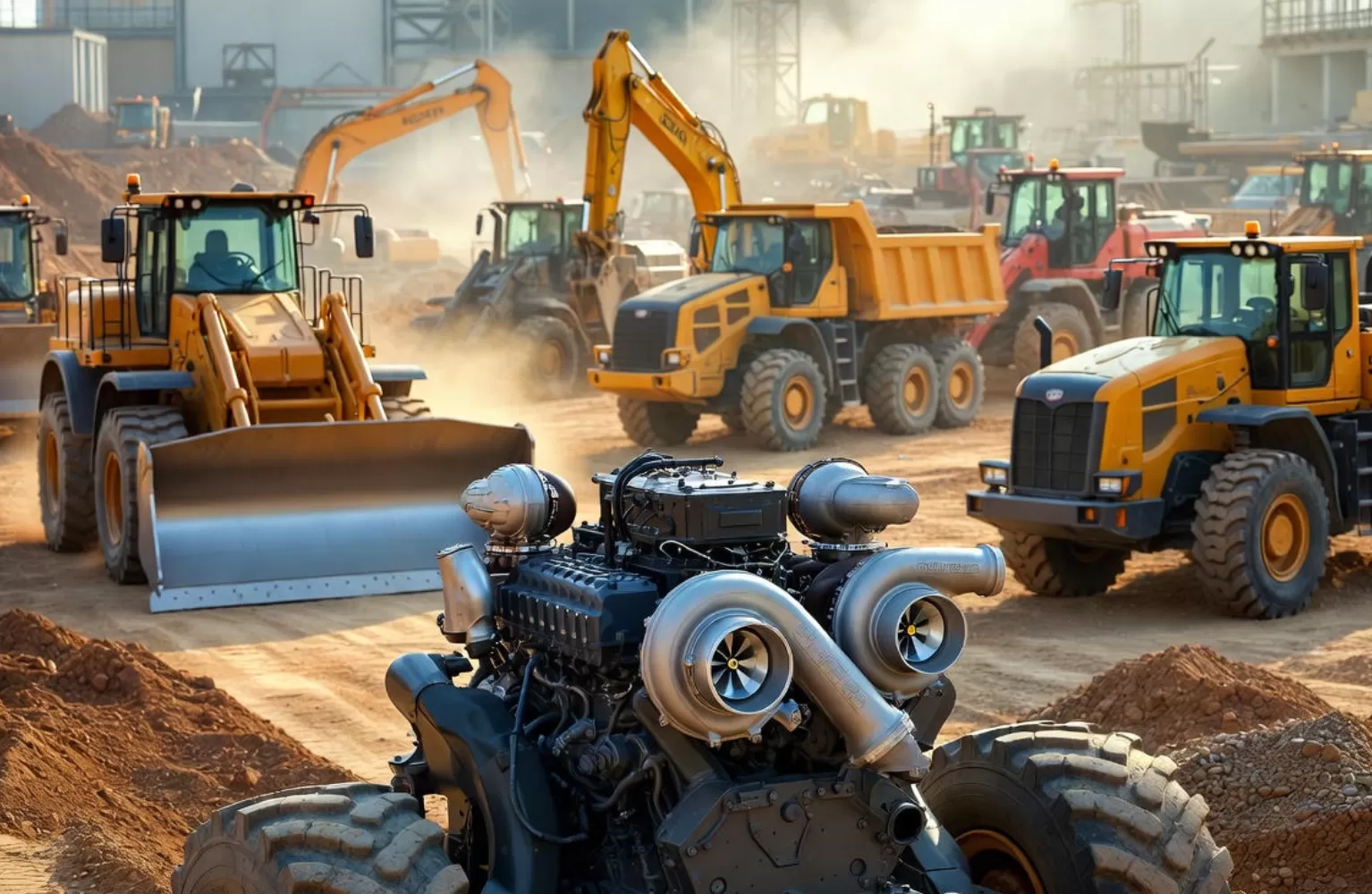 How Turbochargers Improve Heavy Machinery Power and Fuel Economy